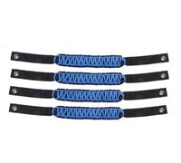 Voseto Car Interior Grab Handle Car Roof Roll Bar Grab Handles Grip Handles for Bronco 2021-2022 for Woven Handle Accessories(Blue)