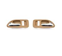 Voseto Car Interior Grab Handle for Great for Wall for Hover for CUV H3 for Haval H5 Inside The Door Shake Handshandle Clasp Hands in Hand Door Handle Pull Wire(Brown 2pcs)