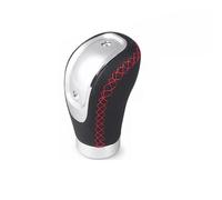 Voseto Gear Shift Knob Stick Head Knob Shifter Lever Head Universal Leather 5 Speed 6 Speed Car Manual Gear Stick Shift(Red)