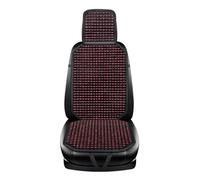 Voseto Universal Physical Cooling Refreshing And Breathable Cool Wooden Bead Car Seat Cushion Is Car Seat Cover(Wine Red)
