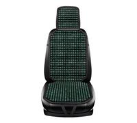 Voseto Universal Physical Cooling Refreshing And Breathable Cool Wooden Bead Car Seat Cushion Is Car Seat Cover(Dark Green)