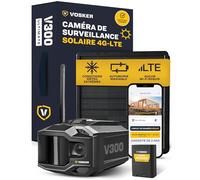 Vosker Ultimate Pack 4G-LTE Autonomous Outdoor Security Camera | High-Capacity 15,000 mAh External Solar Power Bank | SIM Card Included | No WiFi Needed | Live Streaming