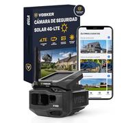 Vosker V150 Solar-Powered LTE Cellular Photo Security Outdoor Camera | Motion Activated Photo Capture Nightvision Wireless Camera | Receive Photos (No Video) on Your Mobile App