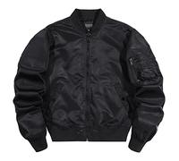 VOSMII Warm jacket Self Defense Jacket Anti cut Stab Resistant Slash Proof Bomber Jacket Body Protection Safety Clothing Bodyguard Civil Use Blouse (Color : Schwarz, Size : L)