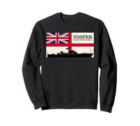 Vosper WW2 Motor Torpedo Boat British Vintage Flag Sweatshirt
