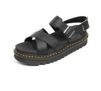 Voss II Sandal - female - Dr. Martens - Flat Sandals - Black - 6 UK - Shoes 6 UK