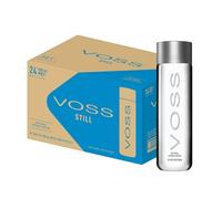 VOSS Premium Still Natural Water - Pure Drinking in High Grade PET Recyclable Bottle With Unique & Iconic Design - 24 Pack