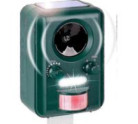 Voss.sonic 2000 Ultrasonic Animal Deterrent - Solar/Flash Operation Against Cats Dogs Martens Pest Control