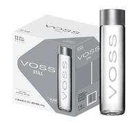 Voss Still Water, 800ml Glass Bottles (Pack of 12) - Premium Artesian Water from Norway