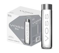 Voss Still Water, 800ml Glass Bottles (Pack of 12) - Premium Artesian Water from Norway