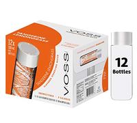 VOSS UK Water, Flavoured Sparkling Water, Tangerine Lemongrass, Zero Calories, No Sugar, Natural, PET Water Bottles, Bulk Pack of 12 x 330 ml