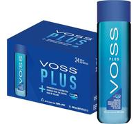 Voss Water, VOSS UK Plus, Artesian Still Water with Aquamin, Minerals and Electrolytes, Bulk pack of 12 x 500 ml