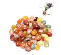 VOSSOT 500 g Gemstones for Children 10-20 mm Natural Agate Semi-Precious Stones Colourful Tumbled Stones Children's Treasure Hunt Small Gemstones for Decoration Aquarium, Gemstone Game, Children's