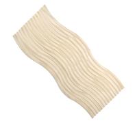 VOSSOT Decorative Serving Board Wooden Decorative Wooden Board Pine Chopping Board Ribbed Wavy Wooden Chopping Board Tray Boho Serving Plate Breakfast Board for Bread Biscuits Fruit Coffee Cake