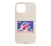 Vostok 2 Rocket Gherman Titov Soviet Space Anniversary Art Case for iPhone 15