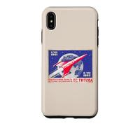 Vostok 2 Rocket Gherman Titov Soviet Space Anniversary Art Case for iPhone XS Max