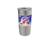 Vostok 2 Rocket Gherman Titov Soviet Space Anniversary Art Stainless Steel Insulated Tumbler