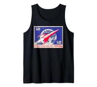 Vostok 2 Rocket Gherman Titov Soviet Space Anniversary Art Tank Top