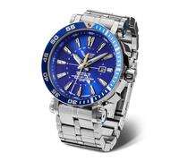 Vostok Europe Energia Rocket Men's Watch Automatic with Stainless Steel Strap 30 ATM Date 575A716-B, Stainless steel strap
