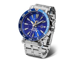 Vostok Europe Energia Rocket Men's Watch Automatic with Stainless Steel Strap 30 ATM Date 575A716-B, Stainless steel strap