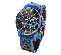 Vostok Europe Expedition North Pole Polar Light Solar Men's Watch with Stainless Steel Strap 595D737-B