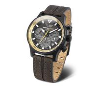 Vostok Europe Men's Watch Expedition South Pole Chronograph Brown/Black VR42-592C763, black, Modern