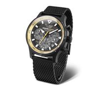 Vostok Europe Men's Watch Expedition South Pole Chronograph Brown/Black VR42-592C763, black, Modern