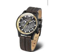 Vostok Europe Men's Watch Expedition South Pole Chronograph Brown/Black VR42-592C763, black, Modern