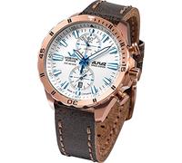 Vostok Europe Men Analog Quartz Watch with Leather Strap 6S11-320B676