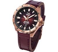 Vostok Europe Men Analog Automatic Watch with Leather Strap 320B679