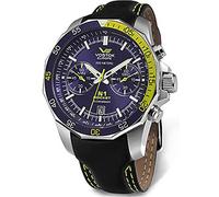 Vostok Europe Men Analog Quartz Watch with Leather Strap 6S21-2255253