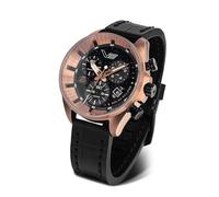 Vostok Europe Men's Watch Celestial Objects Limited Edition Chronograph 46 mm 20 ATM, Solar Eclipse, Strap.