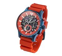 Vostok Europe Men's Watch Expedition North Pole Solar Chronograph with 2 Straps in Various Designs, Red / Red, Strap.