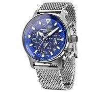 Vostok Europe Men's Watch Expedition South Pole Chronograph Steel/Blue VR42
