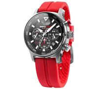 Vostok Europe Men's Watch Solar Expedition South Pole Chronograph Red VR42
