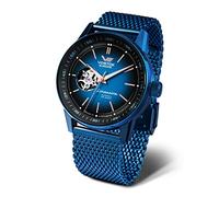 Vostok Europe Men's Watch with Metal Strap Saloon GAZ-14 Automatic SII NH38 Open Balance 560D681-B