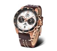 Vostok Europe Rocket Mens Analogue Quartz Watch with Leather Bracelet 6S21-225B619