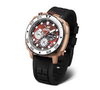 Vostok Europe Systema Periodicum Chronograph 20ATM K1 Men's Quartz Watch Mineral Glass with Interchangeable Strap, Phosphorus, Bracelet