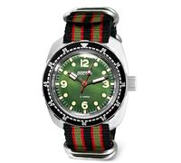 VOSTOK | Komandirskie 280683 Commander Automatic Self-Winding Russian Military Diver Wrist Watch | WR 200 m | Fashion | Business | Casual Men's Watches, 5-stripe, Diver