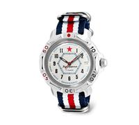 VOSTOK | Komandirskie 811719 Red Star Mechanical Hand Wind Wrist Watch | 5-Strip Strap B®