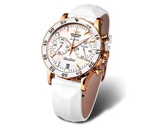 VOSTOK Reloj Vk64-515b528 / Size: 39 White 20atm