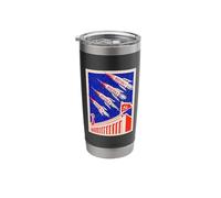 Vostok Rockets Vintage 1960s Soviet Space Art Stainless Steel Insulated Tumbler
