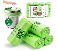 Vosyinm Small Trash Bags 1.2 Gallon, 100 Count Bathroom Garbage Bags, Compost Bin Liners for 1-2 Gallon Trash Can, Small Trash Bags Bathroom Strong and Tough for Kitchen Office