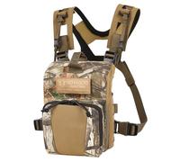 VOTAGOO Binocular Harness Case Bino Chest Pack with Magnetic Closure and MOLLE System Water-repellent for Hunting (Single Case, G2)