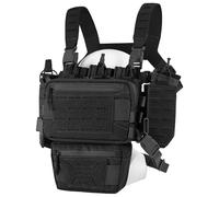 VOTAGOO Chest Rig-Tactical Chest Rig,Molle Modular Micro Fight Chest Rigs Adjustable&Detachable with 5.56/7.62 Magazine Pouch