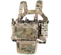 VOTAGOO Chest Rig-Tactical Chest Rig,Molle Modular Micro Fight Chest Rigs Adjustable&Detachable with 5.56/7.62 Magazine Pouch