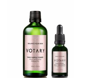 Votary Daily Apple Toner 100ml and Hyaluronic Self-Tan Drops 30ml Bundle