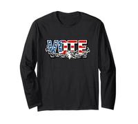 Vote Breaking Chains Patriotic Democracy Voting Rights Long Sleeve T-Shirt