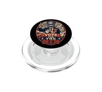 Vote for Count Bin Face in the Next UK General Election PopSockets PopGrip for MagSafe