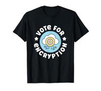 Vote For Encryption Cybersecurity IT Security Coder Privacy T-Shirt